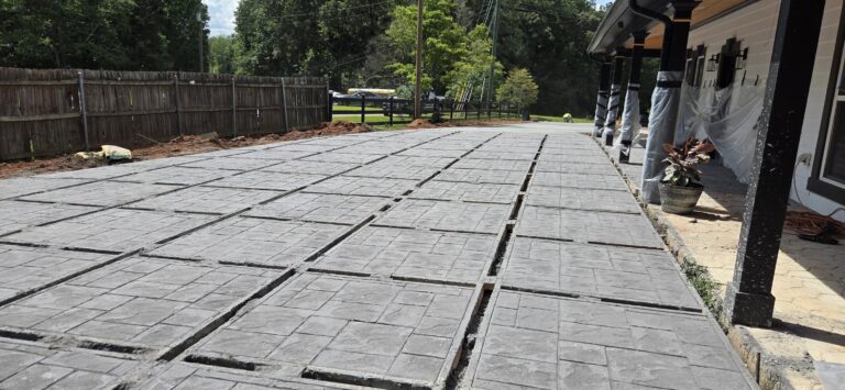 Stamped Concrete shown, to model the beautiful work Rodriguez Innovation Concrete does.